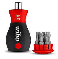 Викрутка SL/PH 1/4" 6 шт. з магазином біт (змішаний) WIHA