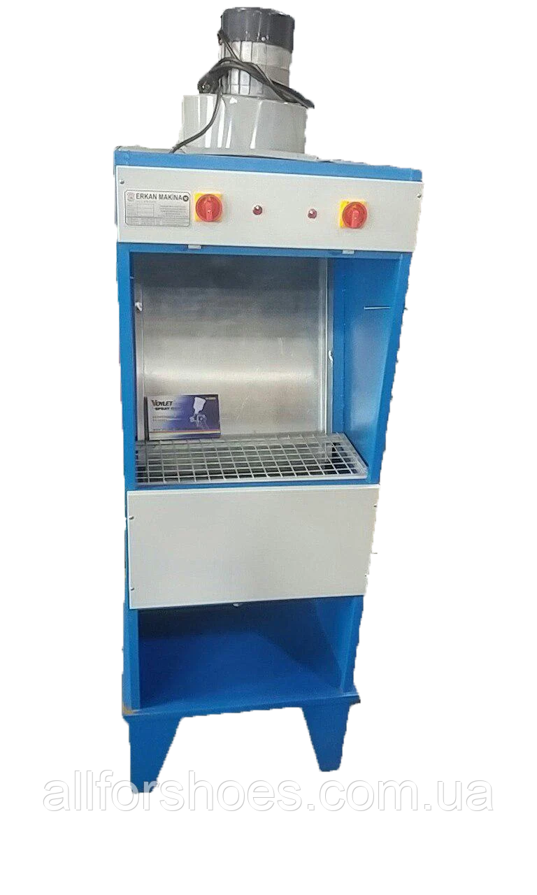 Обладнання для фарбування взуття, з подаванням води