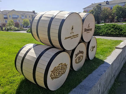 Дерев'яні бочки. Муляж дерев'яні бочки, фото 1