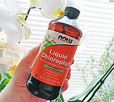 Хлорофіл NOW Chlorophyll Liquid 473 ml, фото 2