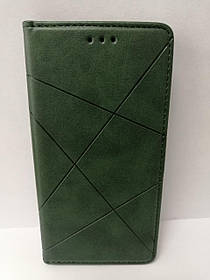 Чохол-книжка для Huawei Y5P бічний з підставкою протиударний Avantis business зелений