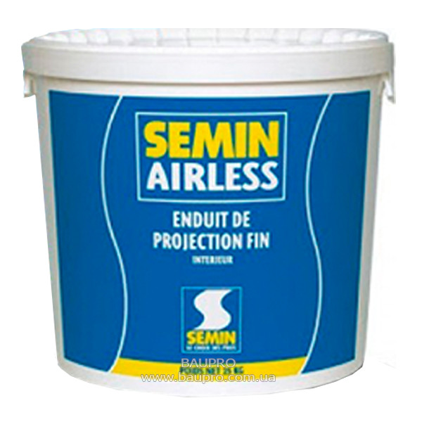 Шпаклівка SEMIN AIRLESS FIN фінішна безповітряного розпилення, відро 25 кг