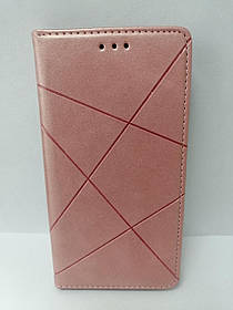 Чохол-книжка для Huawei Y6P бічний з підставкою протиударний Avantis business золотий