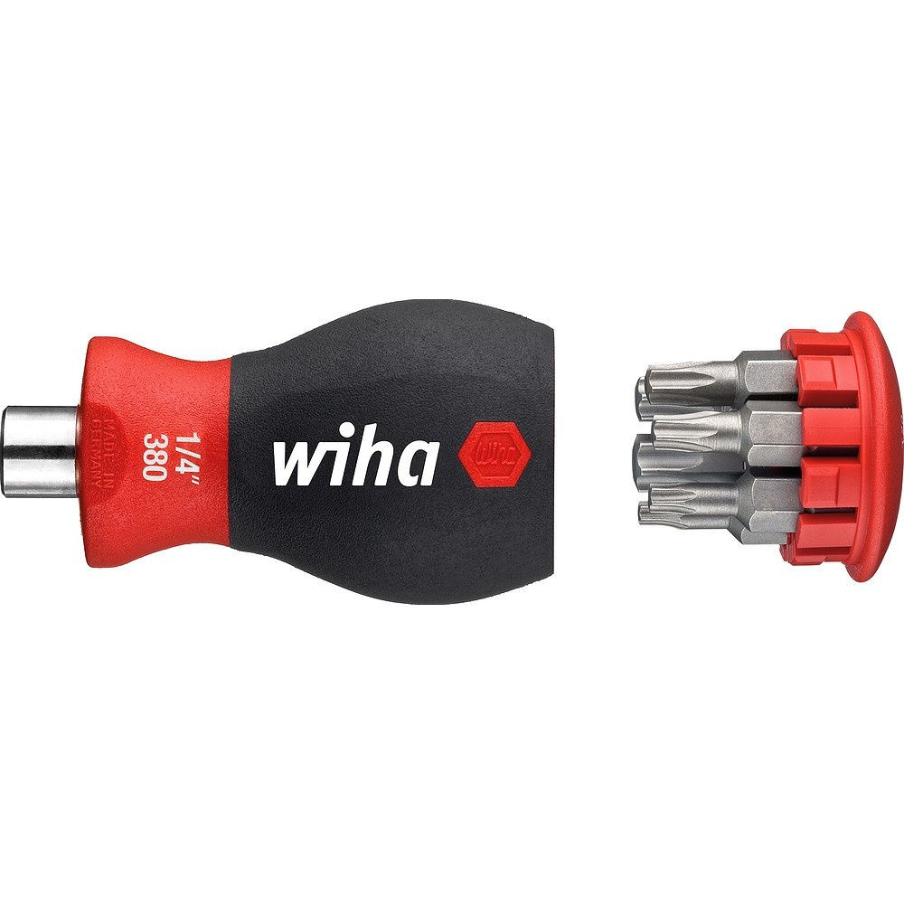 Викрутка TORX 1/4" 6 шт. з магазином біт WIHA