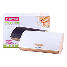Хлібниця з ємностями Біла Kamille 1118, фото 5