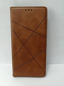 Чохол-книжка для Huawei Y6P бічний з підставкою протиударний Avantis business коричневий