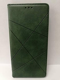 Чохол-книжка для Huawei Y6P бічний з підставкою протиударний Avantis business зелений