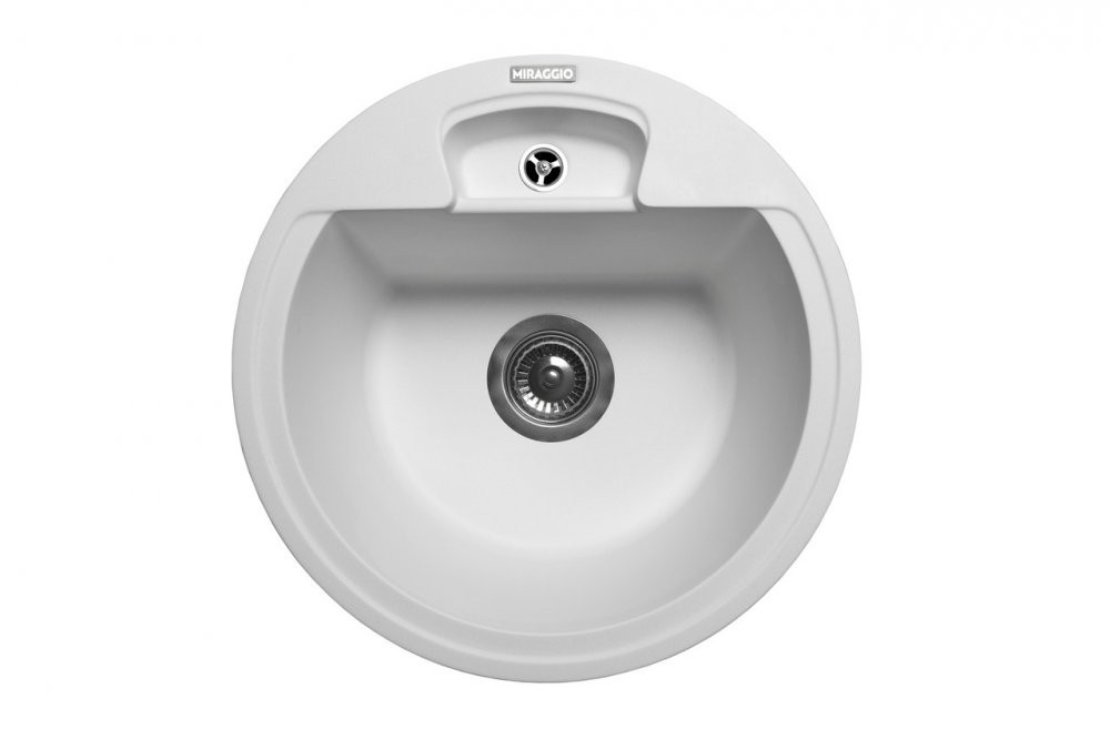 Кухонна мийка Miraggio Valencia White, фото 1