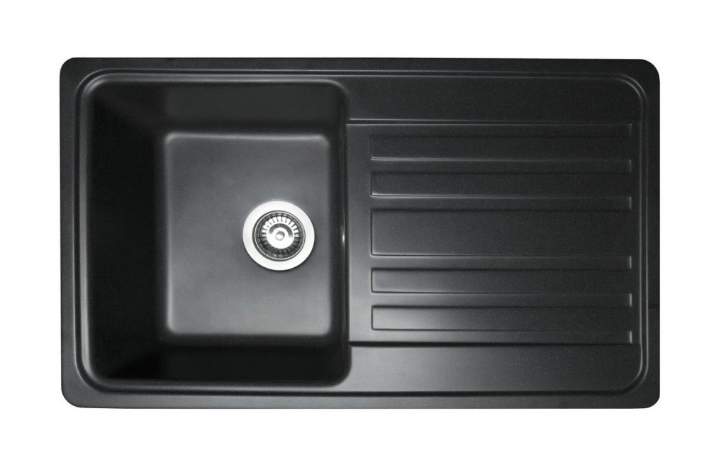 Кухонна мийка Miraggio Versal Black, фото 1