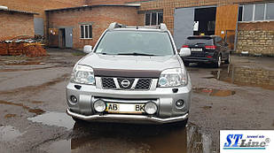 Кенгурник вигнутий вус на Nissan X-Trail (t30) (2001-2007) Ніссан Х Треіл