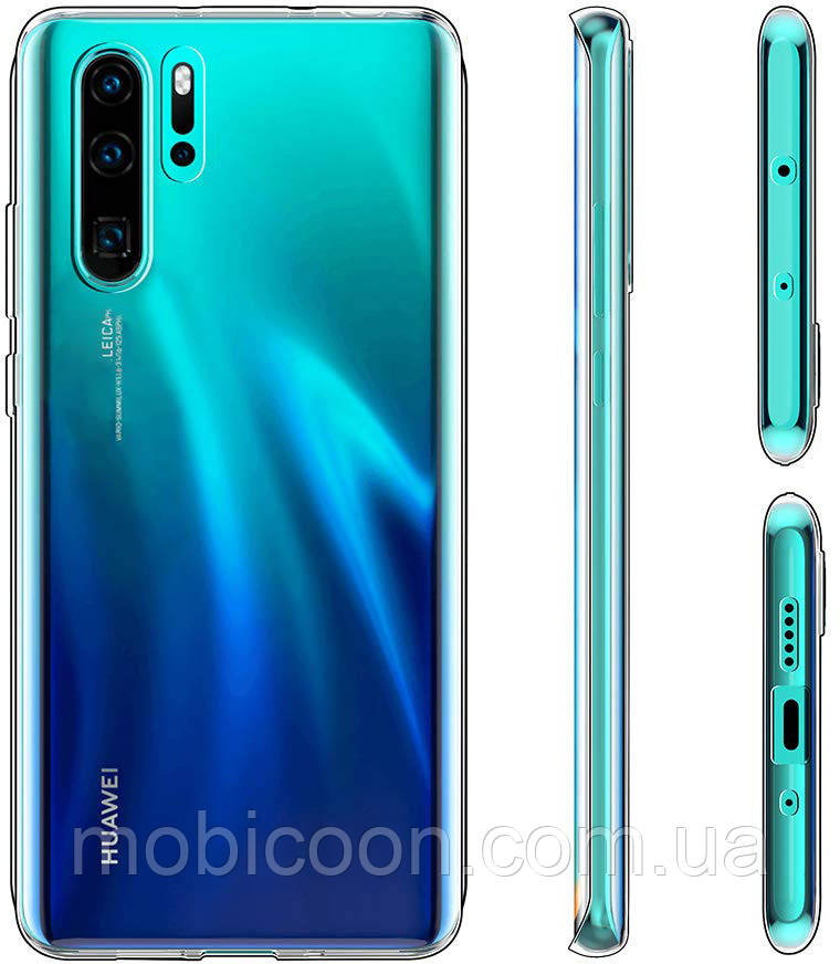 Купить Чехол силиконовый для Huawei P30 Рro ультратонкий прозрачный ...