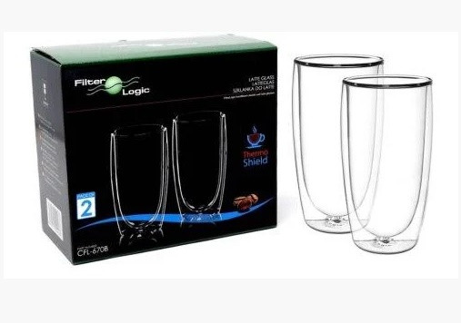 Набір склянок для латте Filter Logic Latte 2 шт. 400 ml
