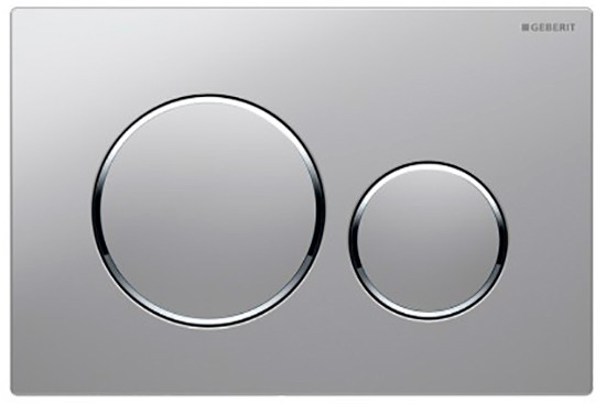 Змивна клавіша Geberit Sigma20 нержавіюча сталь, матовий/полірована/матова