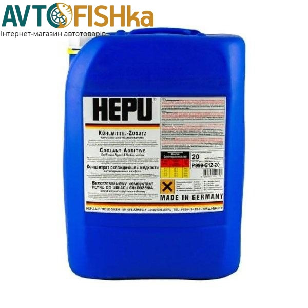Антифриз HEPU G12 красный концентрат 20кг (Оригінал)
