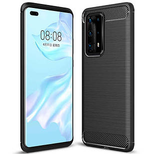 Чохол силіконовий Ultimate Experience (TPU) для Huawei P40 Pro black (хуав п40 про)