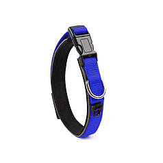 Нашийник для собак Taotaopets 181-2019 Blue S двошаровий нейлоновий