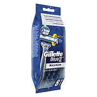 Станок одноразовый Gillette Blue 2 Maximum 8 шт (7702018956692)