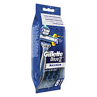 Станок одноразовий Gillette Blue 2 Maximum 8 шт (7702018956692)