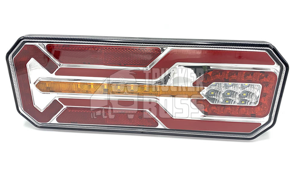 Ліхтар задній бігаючий покажчик повороту LED + неон 10-30v FERZE