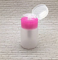 Пластикова пляшка з помпою мала, 60 мл