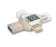 Флеш накопичувач 4 в 1 USB 3.0 Type-C Micro USB Lightning флешка Iphone MacBook, фото 5