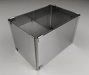 Розсувна форма для випічки прямокутна 10×15 см | нержавіюча сталь | висота 10 см | регулюється до 18×28 см | Форма для тортів