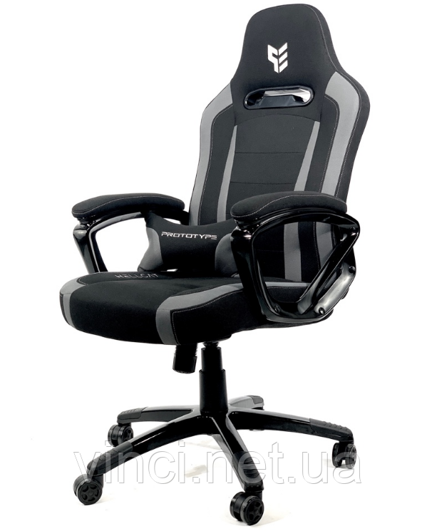 Офісне крісло HELLCAT GREY - FABRIC НОВИНКА 2020 стильний стул кресло для офиса компютерне крісло спортивне