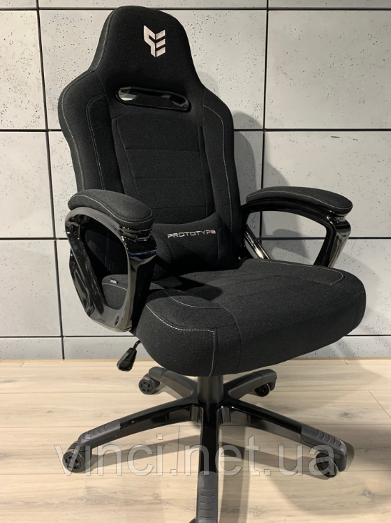 Крісло для офісу і дому модель HELLCAT BLACK - FABRIC кресло стул стілець крісло компютерне нове стильне