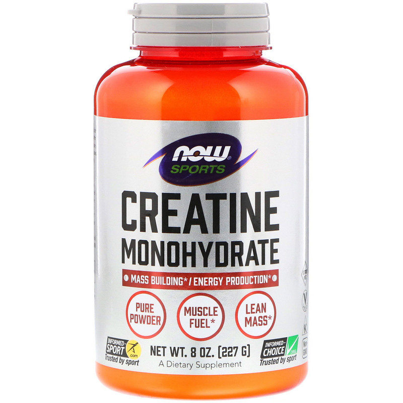 Креатин моногідрат Now Foods Creatine Monohydrate 227 г
