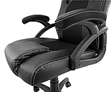 Компютерне крісло CARRERA BLACK M офісний стул кресло для офиса крісло офісне нове для дому і офіса, фото 8