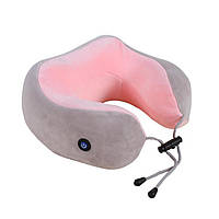 Массажная подушка U-Shaped Massage Pillow Silver Pink (kz032-LVR)