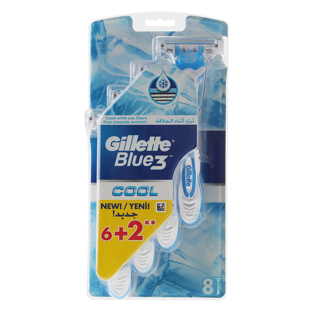 Станок одноразовий Gillette Blue 3 Cool 8 шт (7702018457342)
