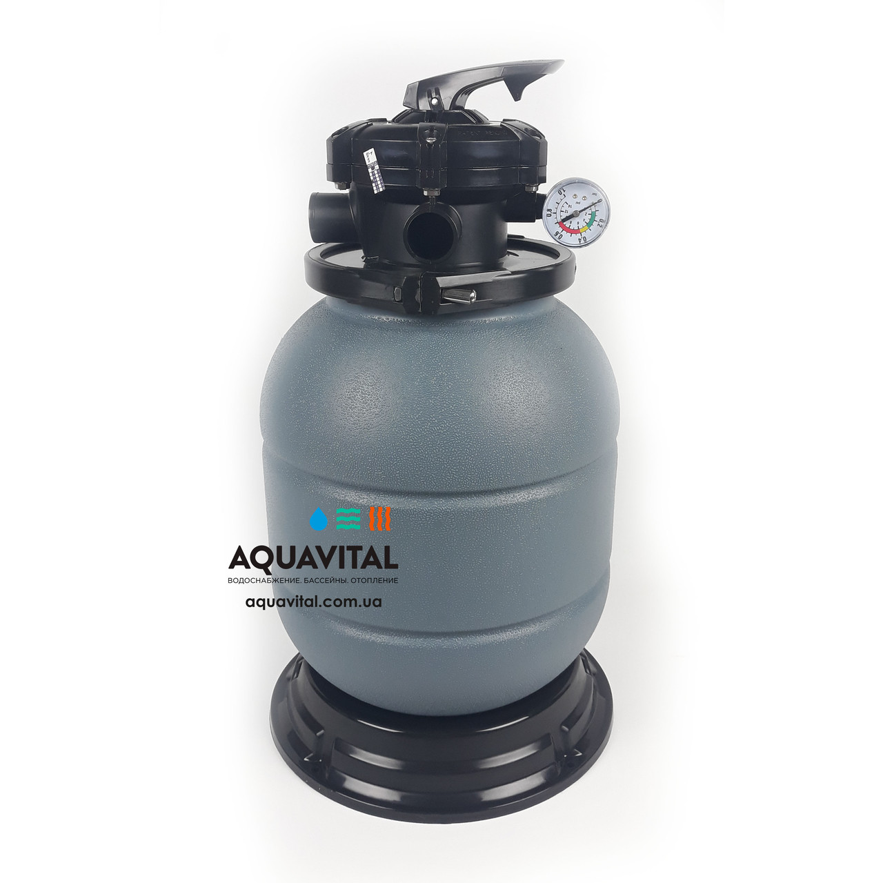 Пісочний фільтр до басейну Aquant D300 / 4 м³/год (під шланг), фото 1