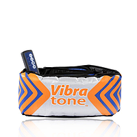 Пояс вибромассажер для похудения Vibro Tone Silver Blue (kz037-LVR)