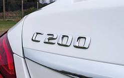 Емблема напис багажника Mercedes C200 тип1
