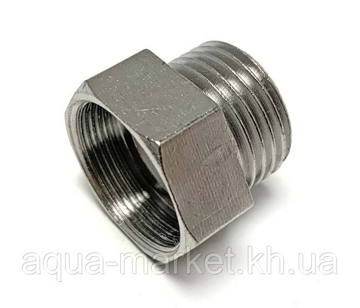 Переходник М22х1 вн * 1/2" нар на круглый излив смесителя латунный ...