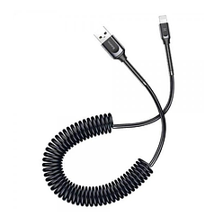 Кабель Baseus Lightning Double Spring 1.2 м 2A Black (N011666)
