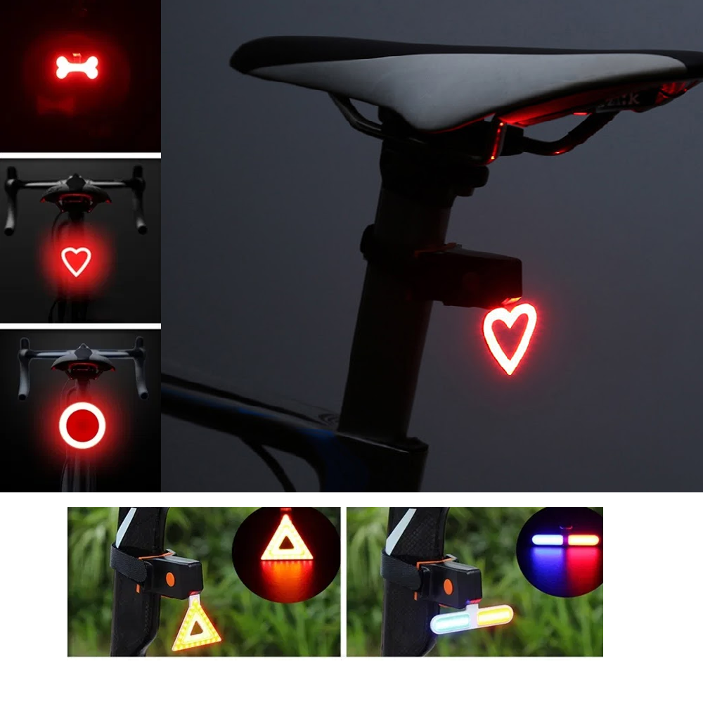 USB ВЕЛО ФОНАР Стоп Мигалка для велосипеда