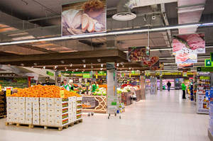 Противопожарные системы в супермаркете "Novus"