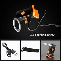 USB ВЕЛО ЛІХТАР Стоп Мигалка для велосипеда, фото 3