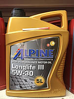 ALPINE 5W-30 Longlife III C3 MB-229.51 VW-504.00/507.00 BMW LL-04 5л