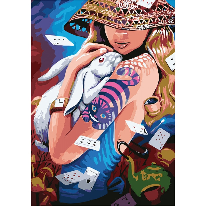 Картина за номерами 35х50 см. У стилі Аліси. Ідейка., фото 1