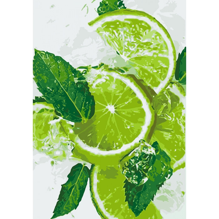 Картина за номерами 35х50 см. Мохіто. Ідейка. КНО5544, фото 1