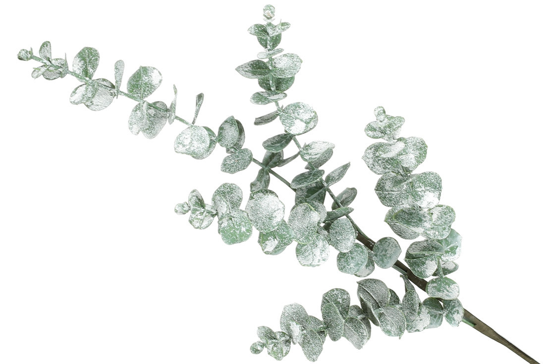 Декоративна гілка Евкаліпт 73см, колір - світло-зелений - 12 шт УПАКОВКА ТОВАР ВІД ВИРОБНИКА