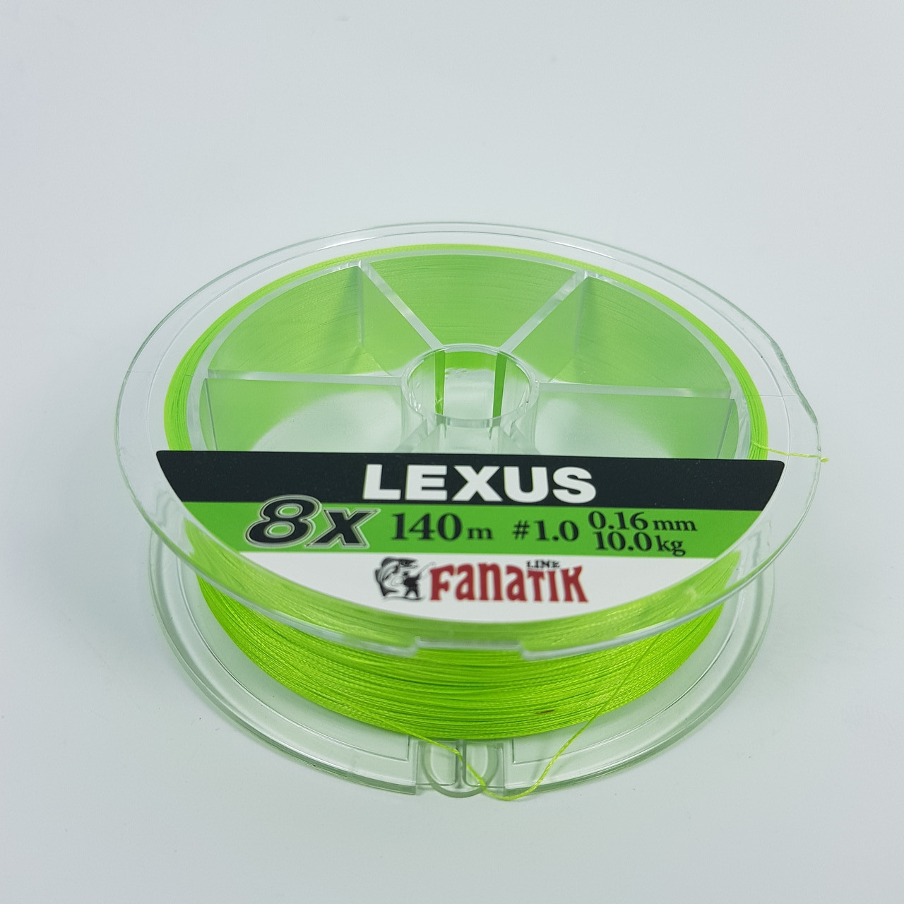 Рибальський шнур 8 жильний для спінінга Fanatik Lexus PE X8 0.16мм 140м