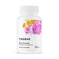 Витамины и минералы Thorne Basic Prenatal, 90 капсул