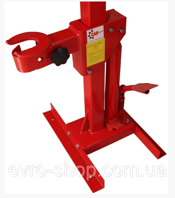 Стяжка пружин-Сйомник стаціонарний гідравлічний - 1 тонна CARmax Польща, фото 1