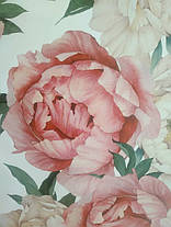 Наклейка на стіну Півонії 7 шт (лист 40 х 60 см) Б181-1, фото 5