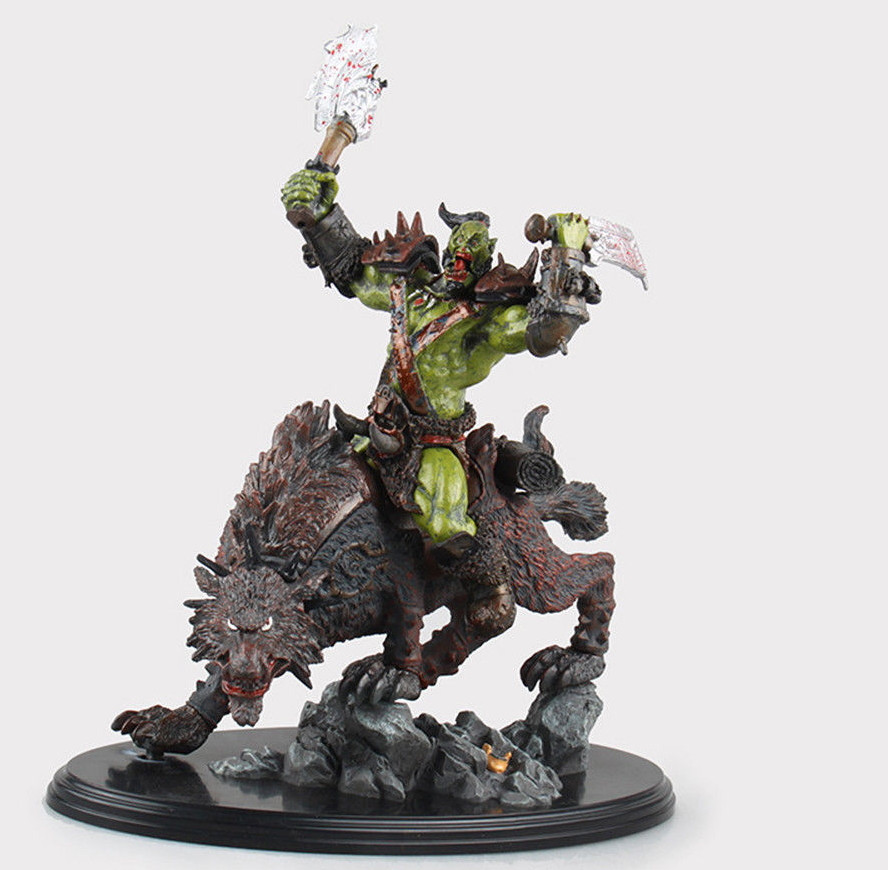 Фігурка World of Warcraft Orc Wolf Rider Riding Wolf Світ Військового Ремесла Орк Наїзник 26 см WOW 21.80