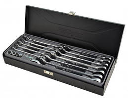 Whirlpower Набір ключів трещіточних 8-19мм 12од. мет.кейс